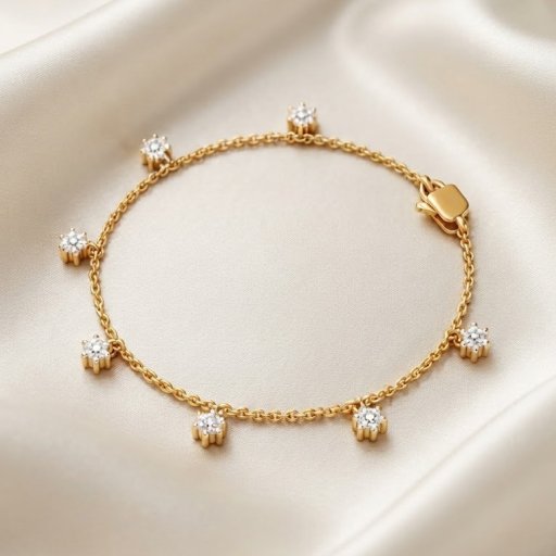 7Stone Charm Station Bracelet
